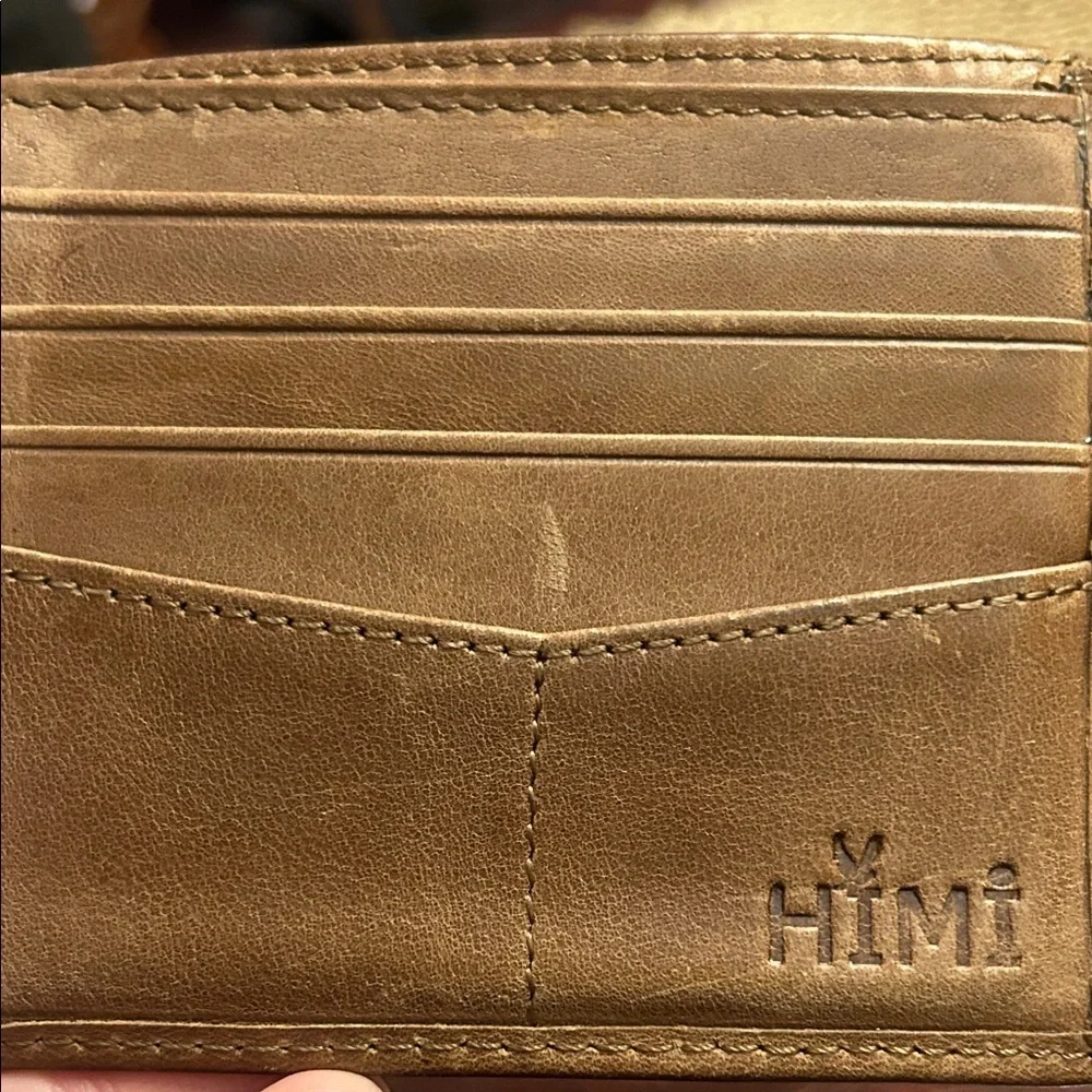 HIMI Classic Brown Leather Wallet